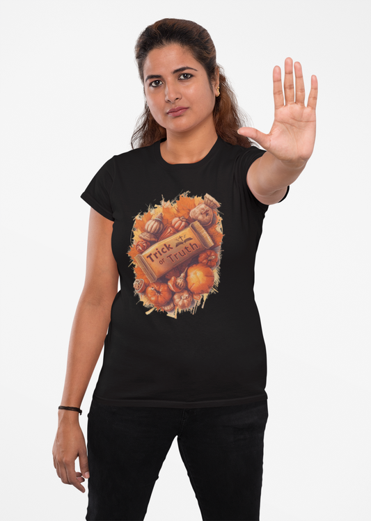 Halloween Trick or Truth Unisex Christian T-Shirt