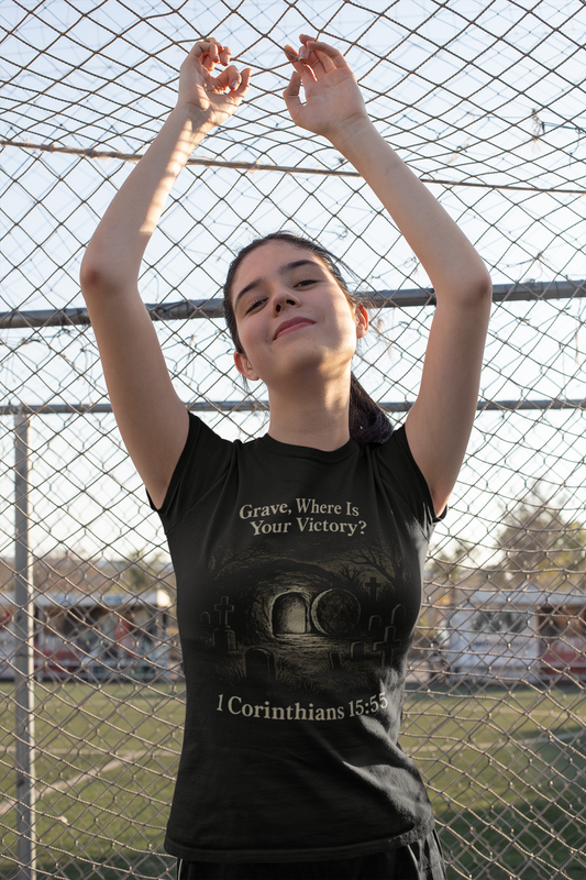 Grave Where Is Your Victory? Unisex Softstyle Inspirational Tee