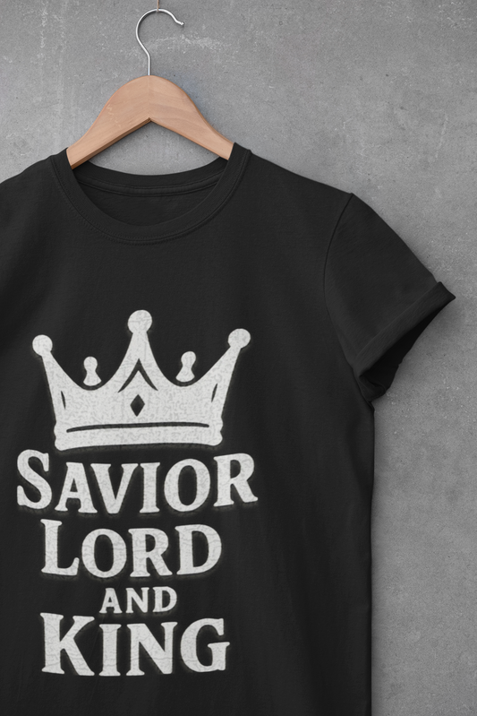 Savior Lord and King Unisex Softstyle Christian T-Shirt