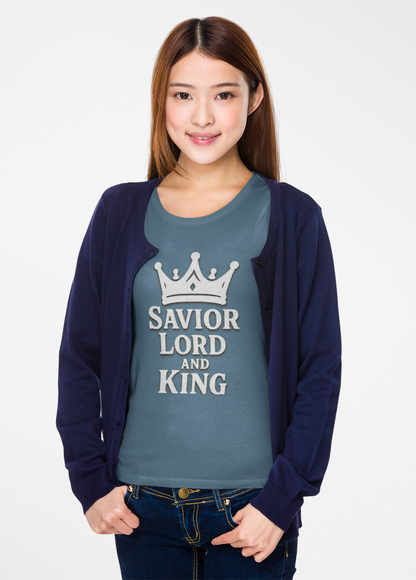 Savior Lord and King Unisex Softstyle Christian T-Shirt