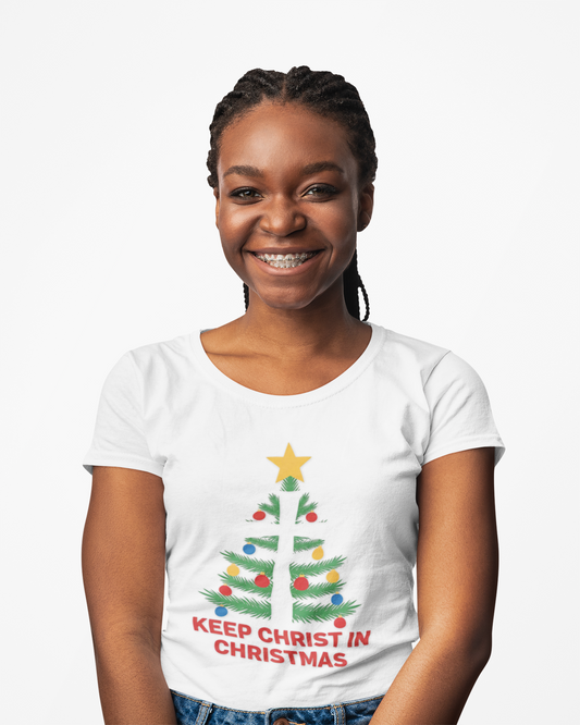 Keep Christ in Christmas Unisex Christian Christmas T-Shirt