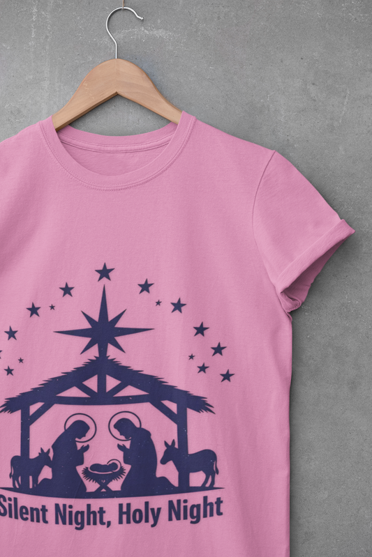 Silent Night Holy Night Christmas T-Shirt