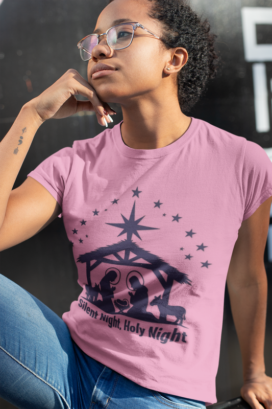Silent Night Holy Night Christmas T-Shirt