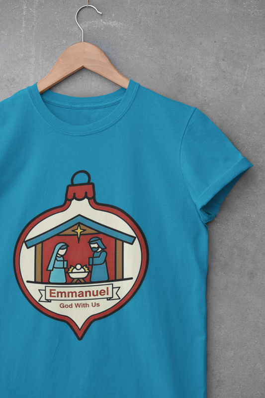 Emmanuel God With Us Christmas T-Shirt