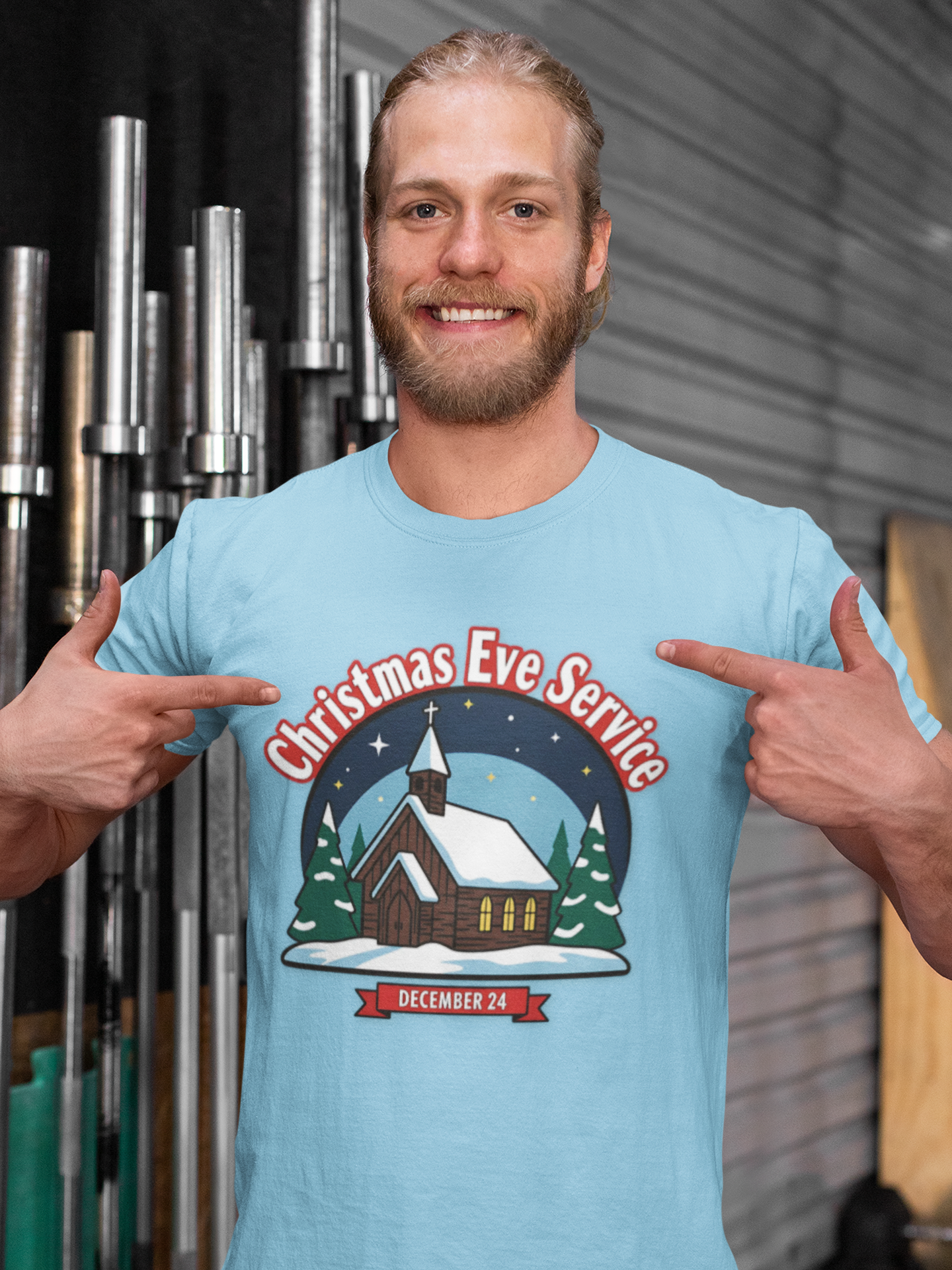 A077 - Christmas Eve Service T-Shirt