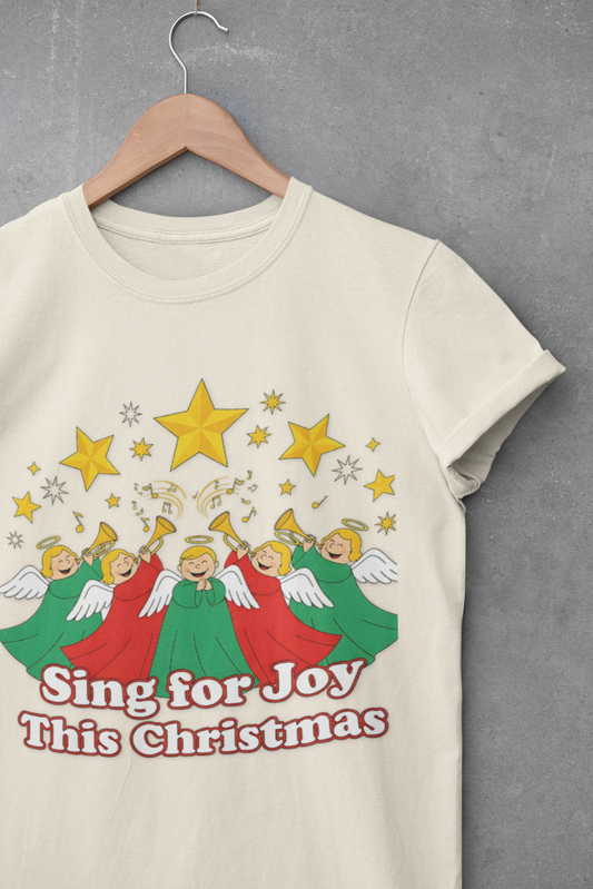 Sing for Joy This Christmas Angel Choir T-Shirt