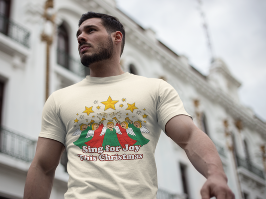 Sing for Joy This Christmas Angel Choir T-Shirt