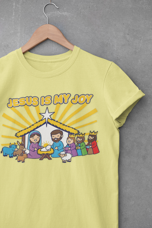 Jesus Is My Joy Christian Christmas T-Shirt