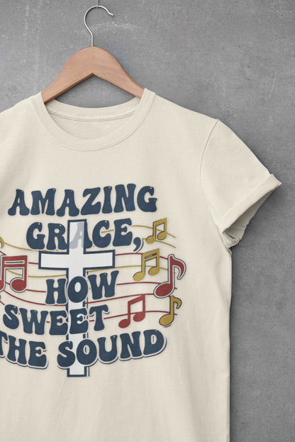 Amazing Grace Musical Unisex Softstyle Christian T-Shirt