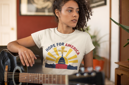 Hope for America Christian Patriotic T-Shirt — Capitol & Cross Design