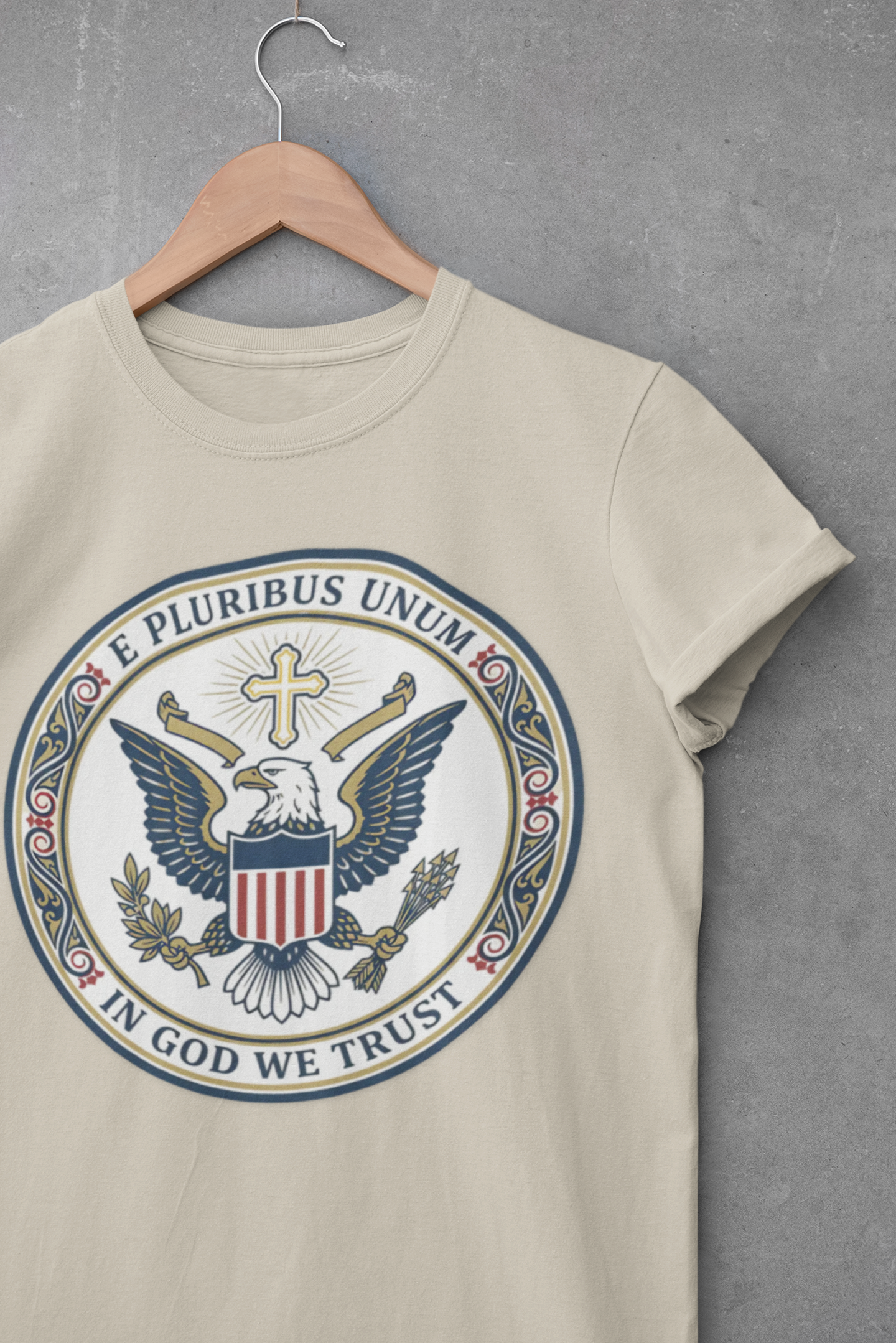 Patriotic Presidential Seal T-Shirt • E Pluribus Unum • In God We Trust