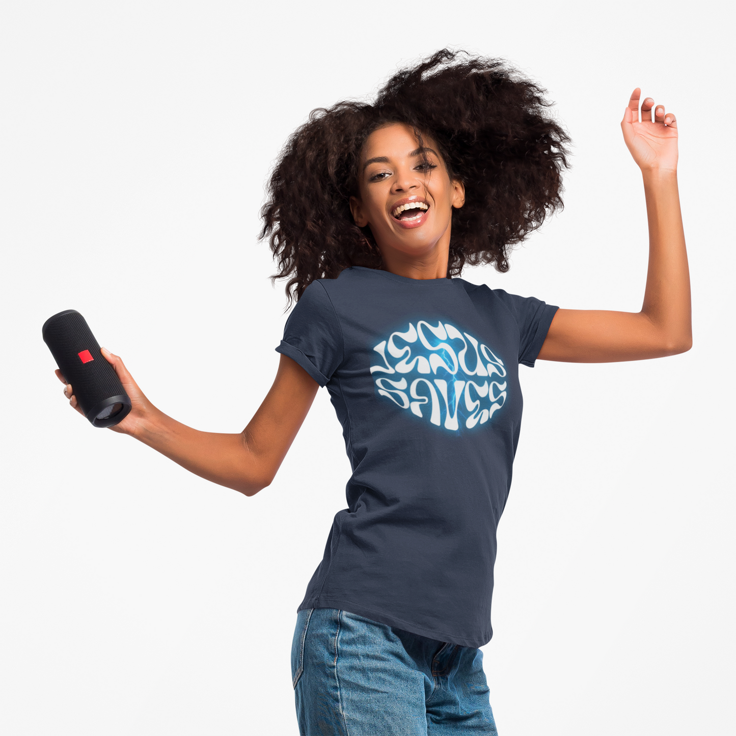 A025 - Jesus Saves Unisex Softstyle Christian T-Shirt