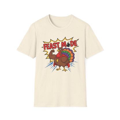 A057 - Feast Mode Funny Thanksgiving Turkey T-Shirt