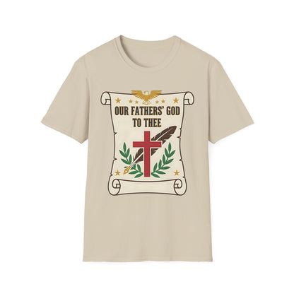 Our Fathers' God to Thee Christian Hymn T-Shirt