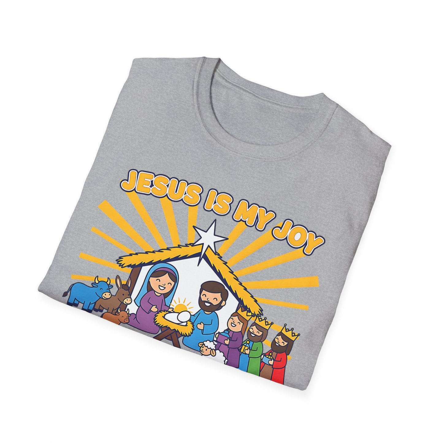 A083 - Jesus Is My Joy Christian Christmas T-Shirt