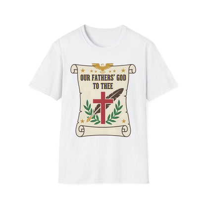 Our Fathers' God to Thee Christian Hymn T-Shirt