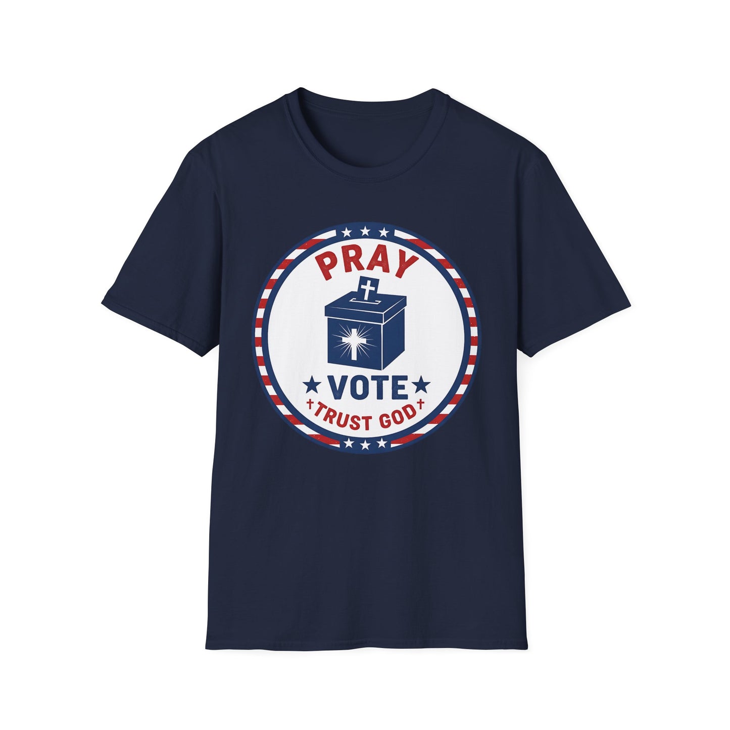 Pray Vote Trust God Patriotic Christian T-Shirt