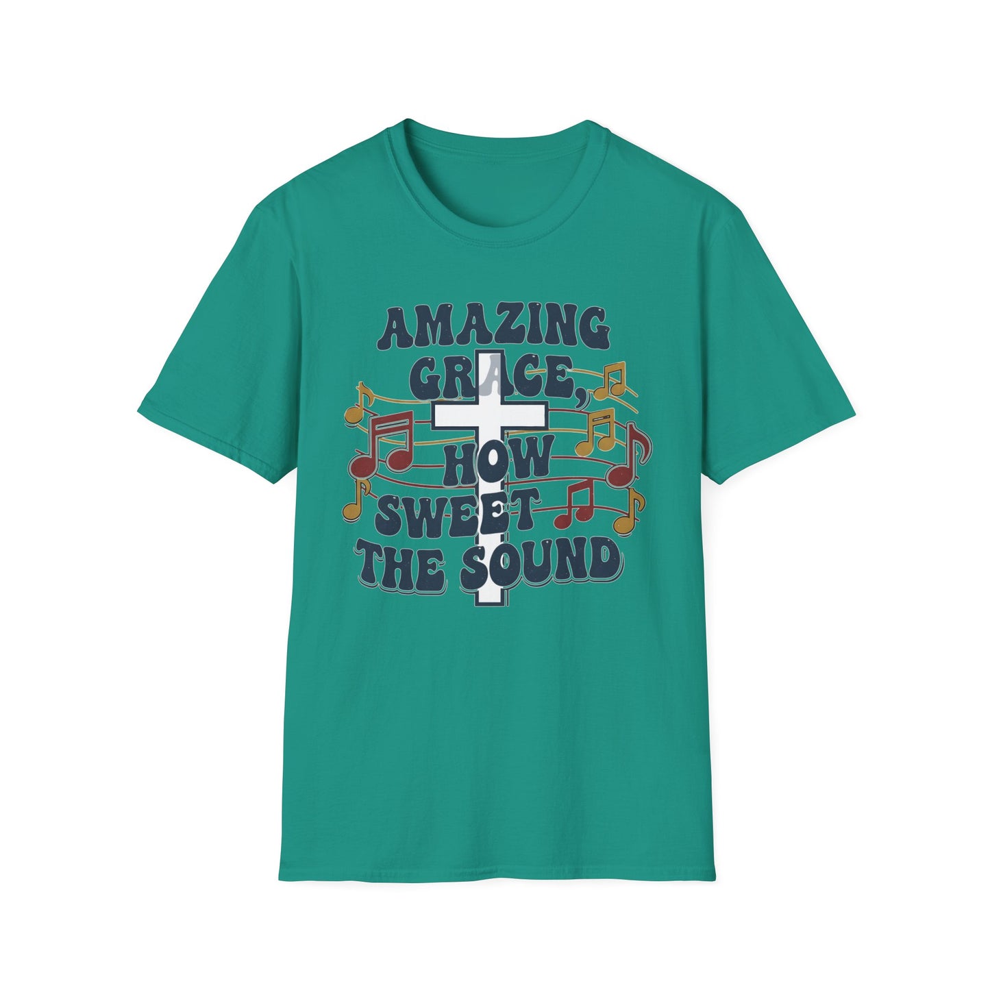 Amazing Grace Musical Unisex Softstyle Christian T-Shirt