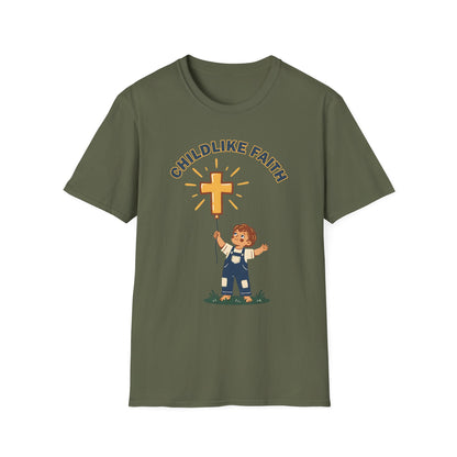 Childlike Faith Unisex Christian T-Shirt