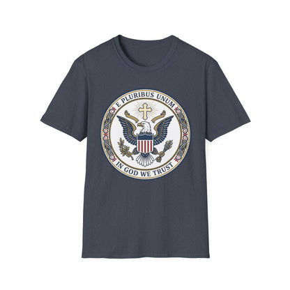 Patriotic Presidential Seal T-Shirt • E Pluribus Unum • In God We Trust