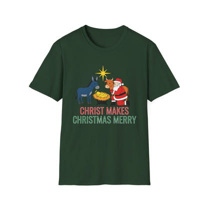 A089 - Christ Makes Christmas Merry T-Shirt