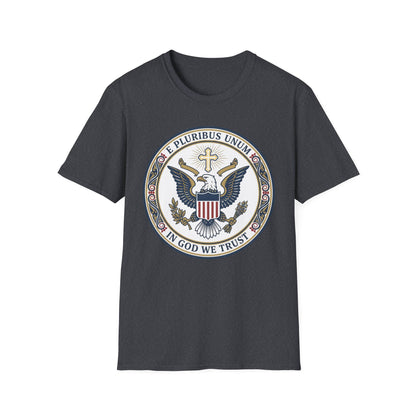Patriotic Presidential Seal T-Shirt • E Pluribus Unum • In God We Trust