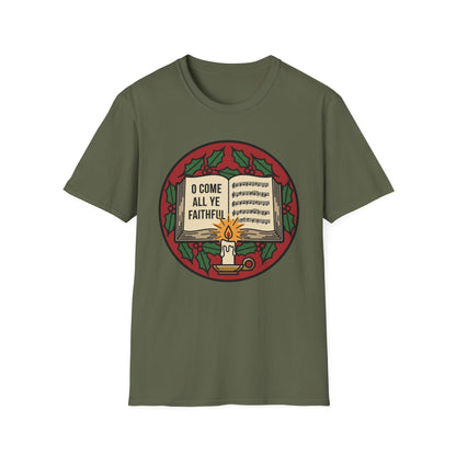 “O Come All Ye Faithful” Christmas T-Shirt