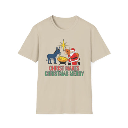 A089 - Christ Makes Christmas Merry T-Shirt