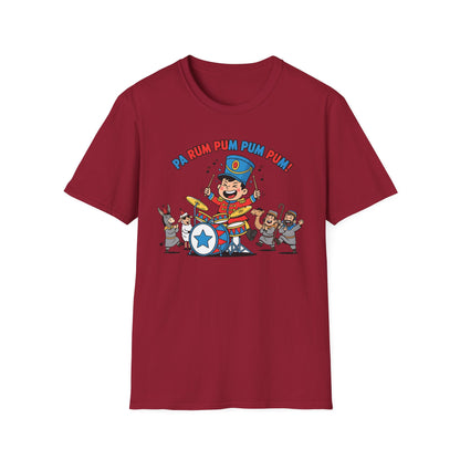 Funny Little Drummer Boy Christmas T-Shirt Pa Rum Pum Pum Pum!