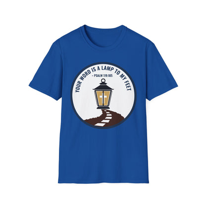 Your Word is a Lamp to My Feet Psalm 119:105 Inspirational Christian T-Shirt