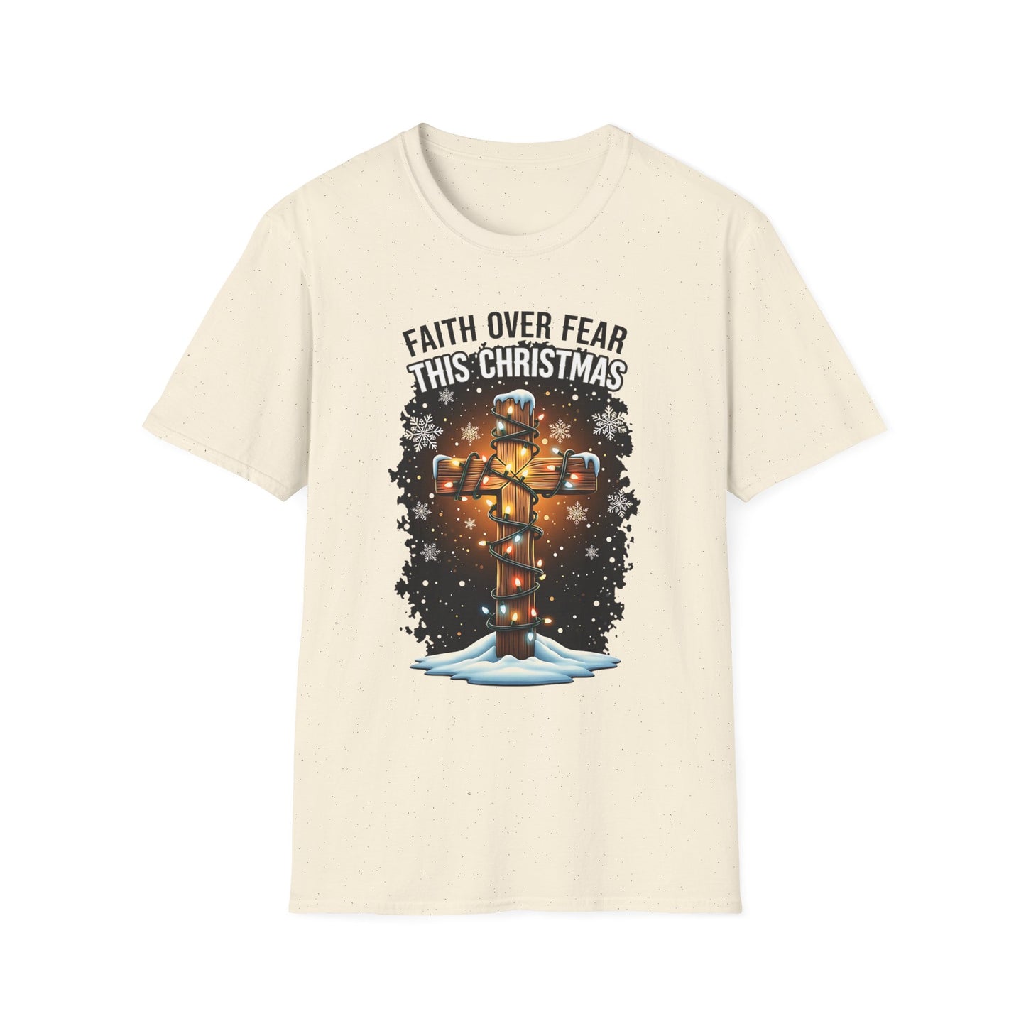 A064 - Faith Over Fear This Christmas T-Shirt