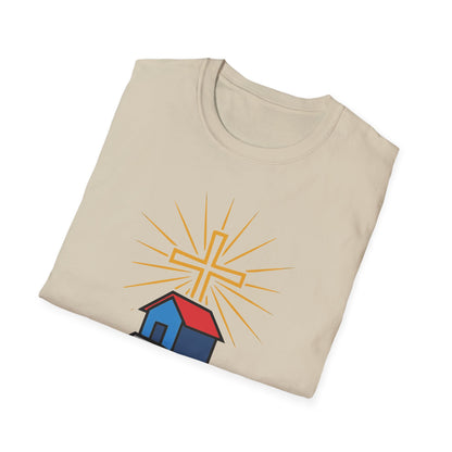 Firm Foundation Matthew 7:25 Inspirational Christian T-Shirt