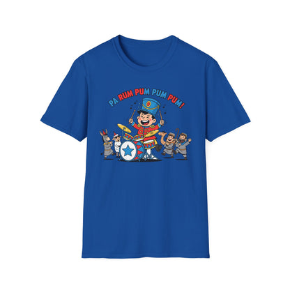 Funny Little Drummer Boy Christmas T-Shirt Pa Rum Pum Pum Pum!