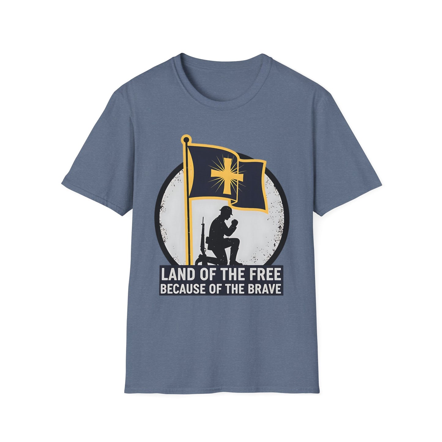 Land of the Free Because of the Brave Patriotic T‑Shirt