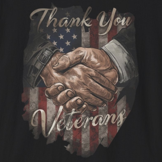 A044 - Thank You Veterans Unisex Softstyle Patriotic T-Shirt