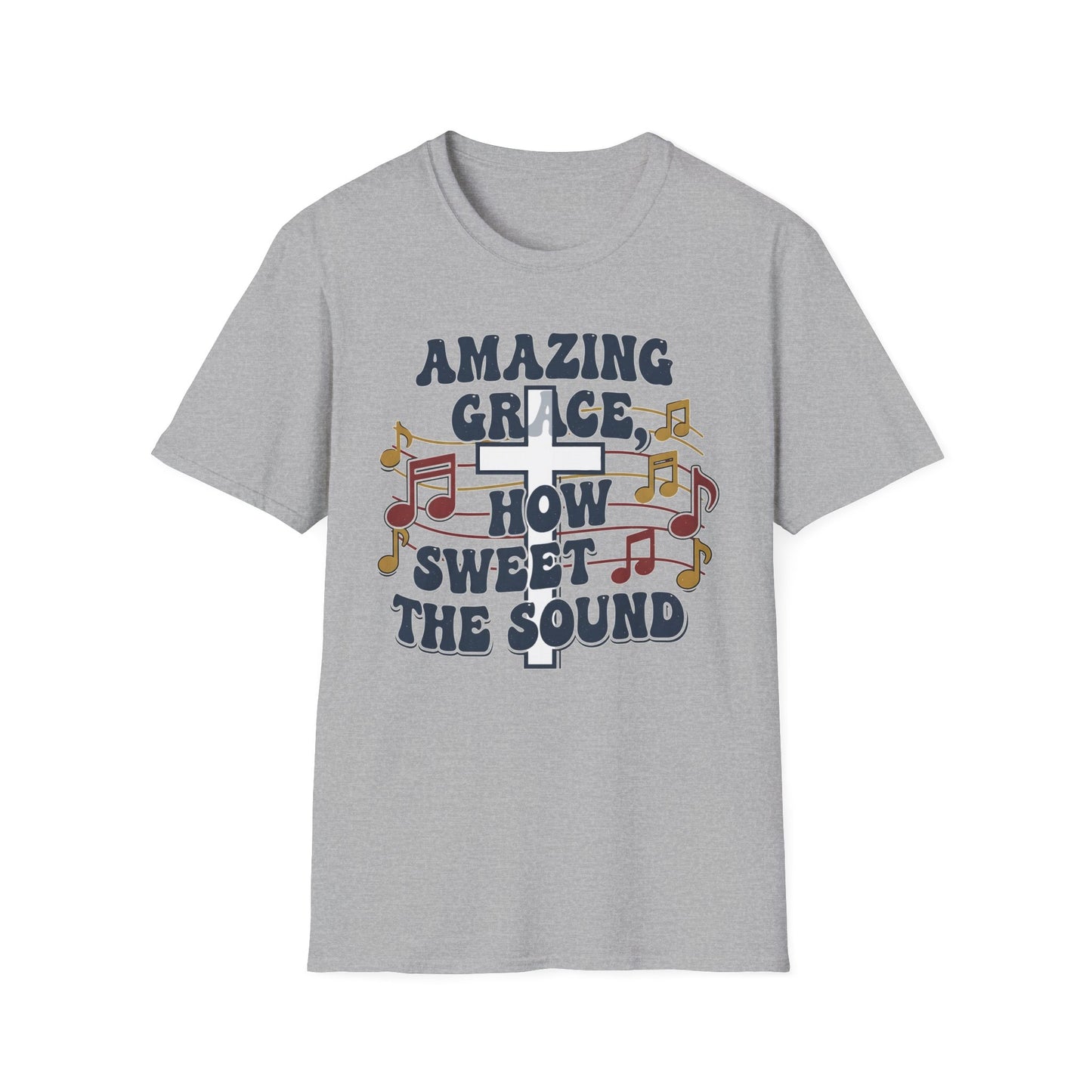 Amazing Grace Musical Unisex Softstyle Christian T-Shirt