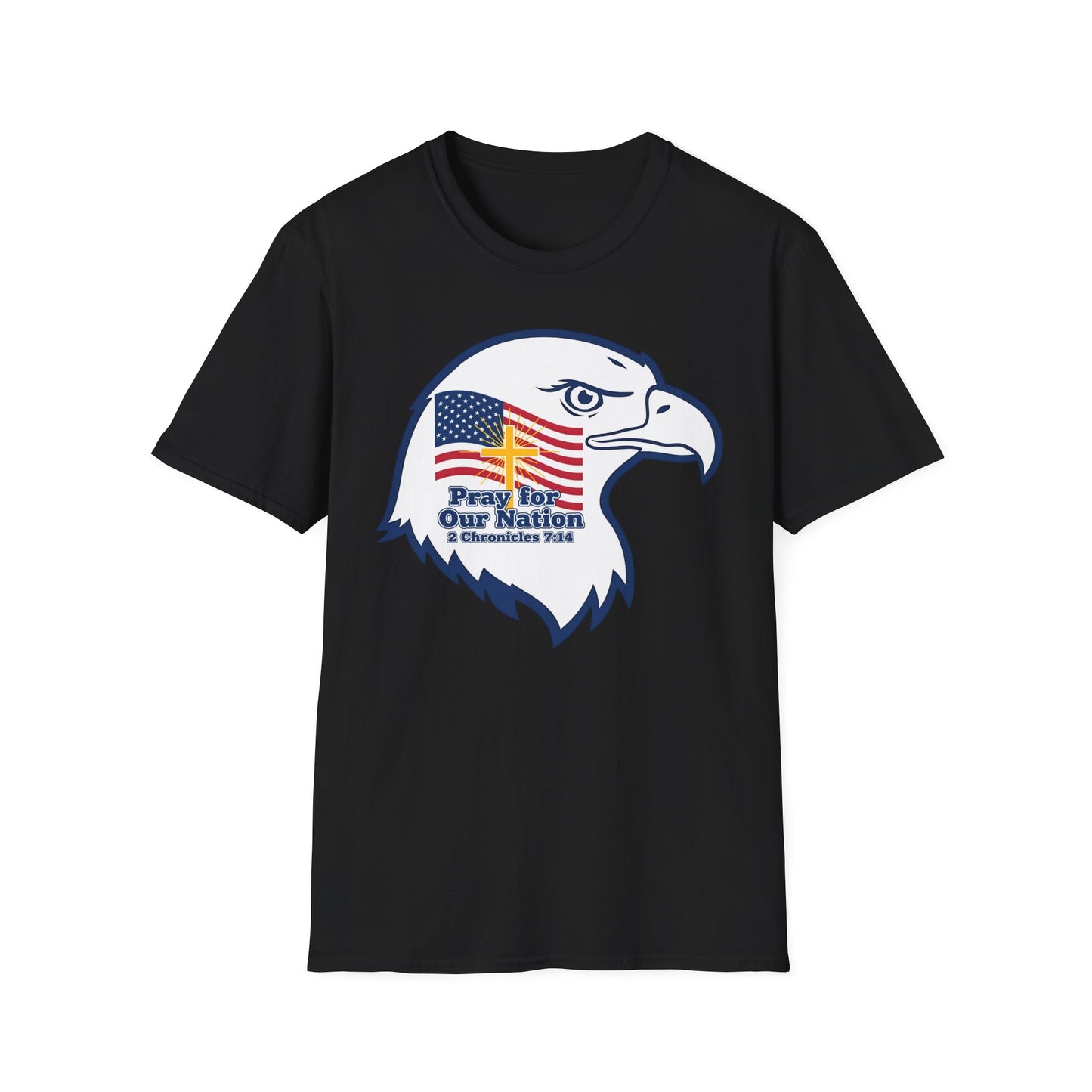 Pray for Our Nation Christian Patriotic T-Shirt