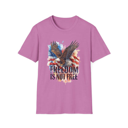 Freedom is Not Free - Flag and Eagle Patriotic T-Shirt