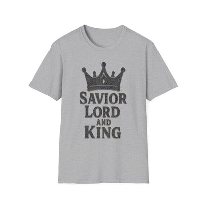 Savior Lord and King Unisex Softstyle Christian T-Shirt