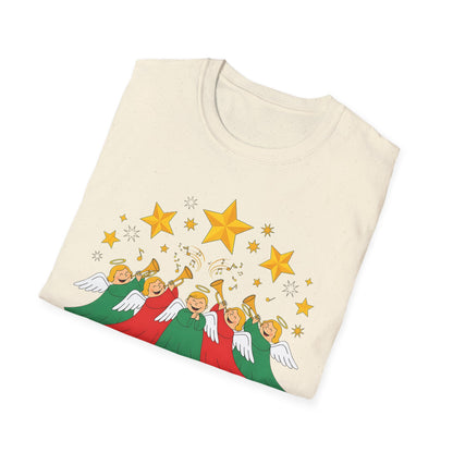 A082 - Sing for Joy This Christmas Angel Choir T-Shirt
