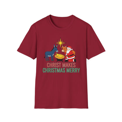 A089 - Christ Makes Christmas Merry T-Shirt