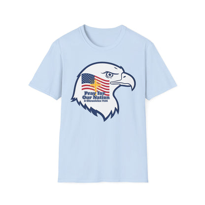 Pray for Our Nation Christian Patriotic T-Shirt