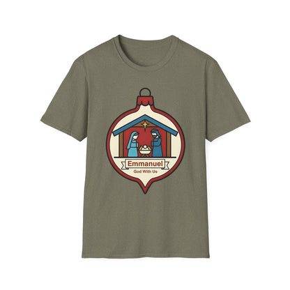 Emmanuel God With Us Christmas T-Shirt