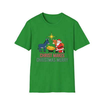 A089 - Christ Makes Christmas Merry T-Shirt