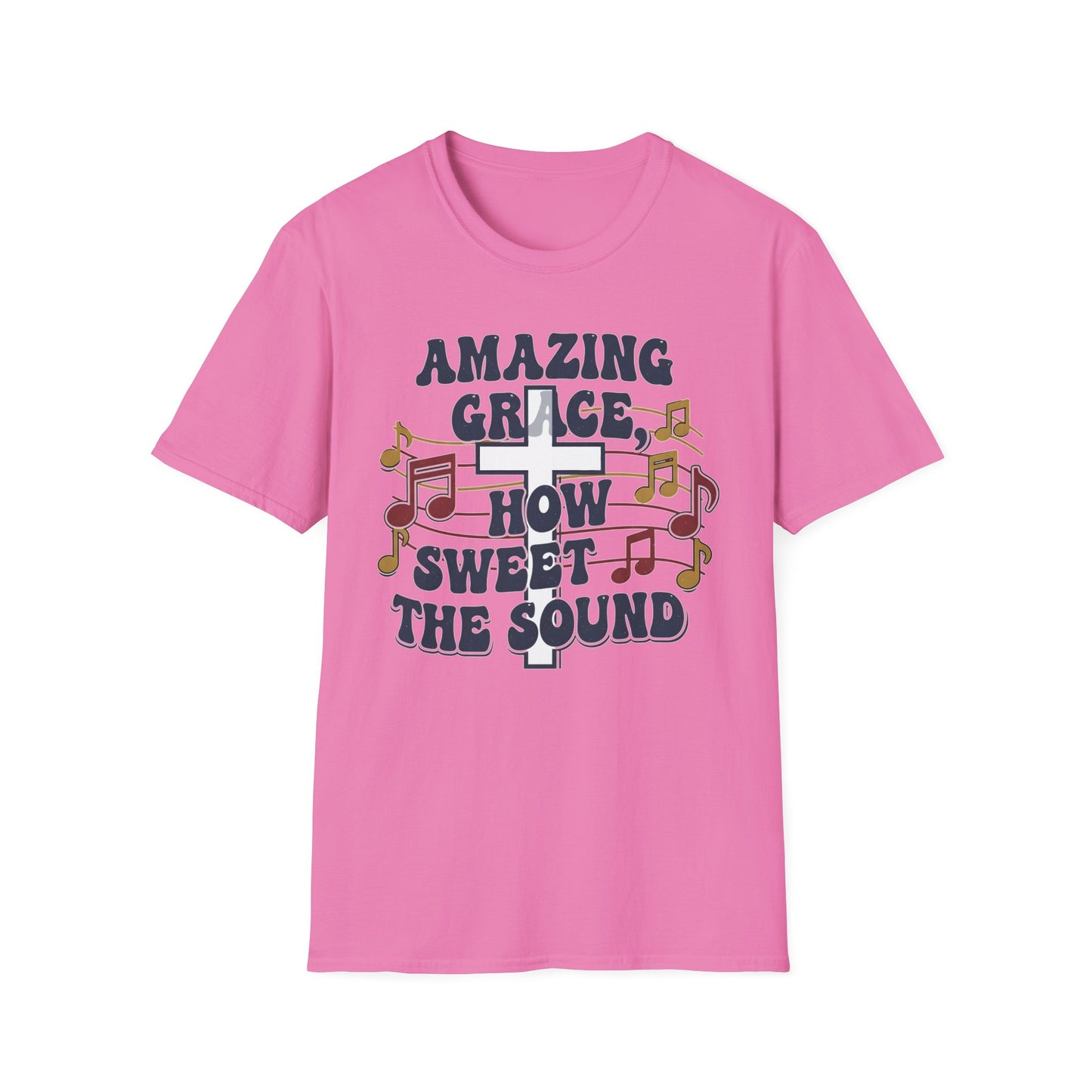 Amazing Grace Musical Unisex Softstyle Christian T-Shirt