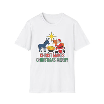 A089 - Christ Makes Christmas Merry T-Shirt