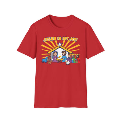 A083 - Jesus Is My Joy Christian Christmas T-Shirt