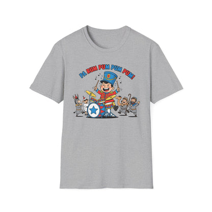 Funny Little Drummer Boy Christmas T-Shirt Pa Rum Pum Pum Pum!