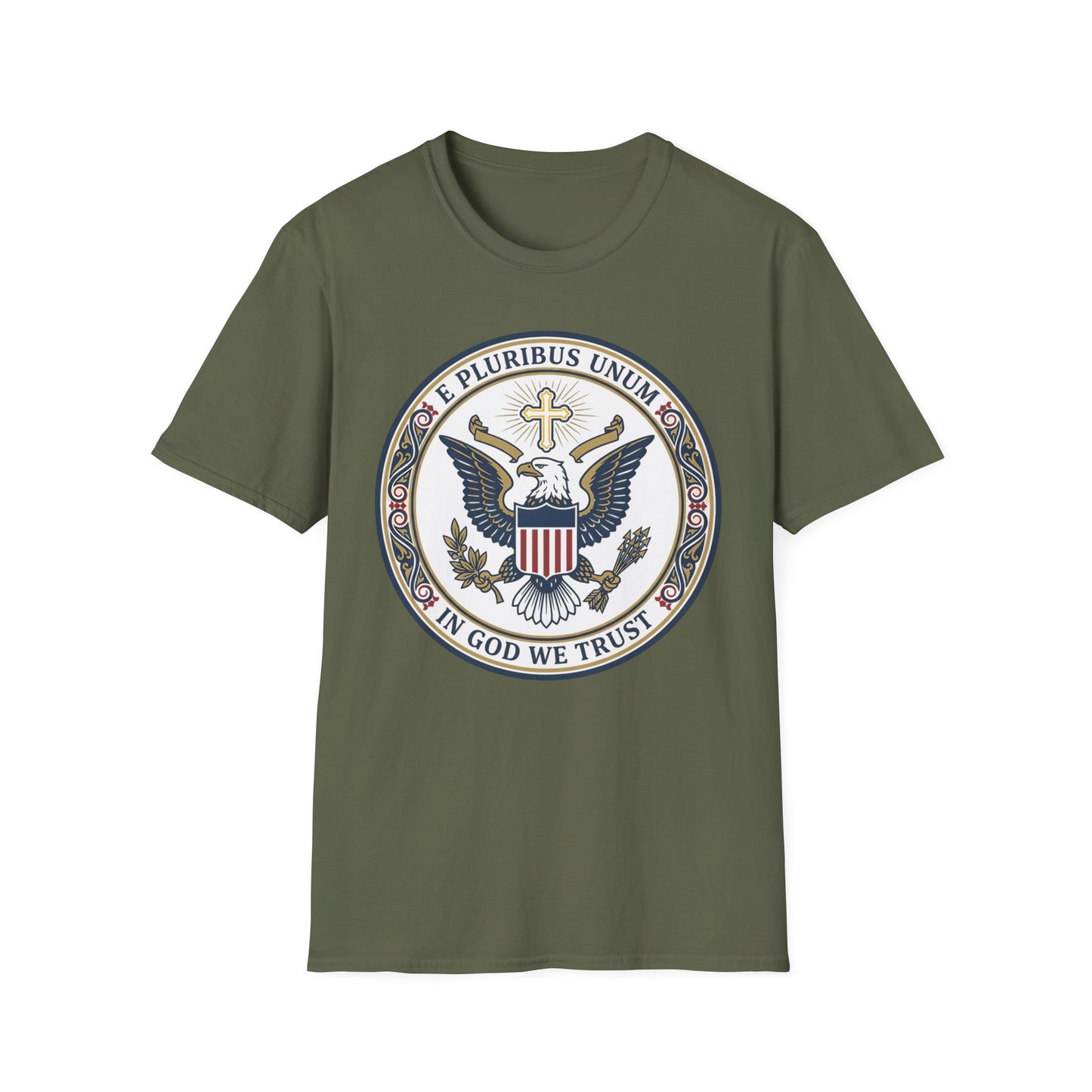 Patriotic Presidential Seal T-Shirt • E Pluribus Unum • In God We Trust