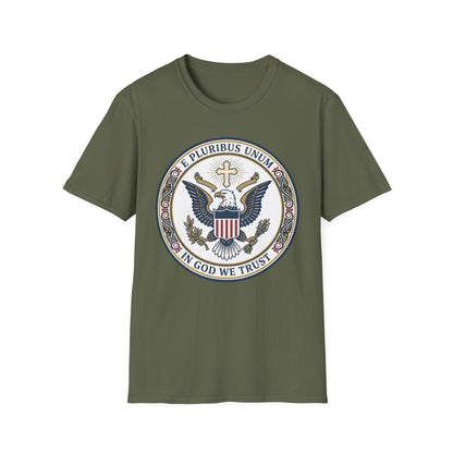 Patriotic Presidential Seal T-Shirt • E Pluribus Unum • In God We Trust